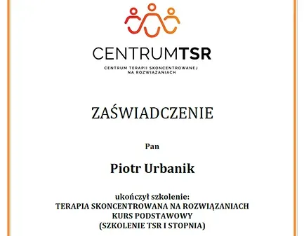 Szkolenie I Stopnia — Terapia Skoncentrowana na rozwiązaniach (TSR)